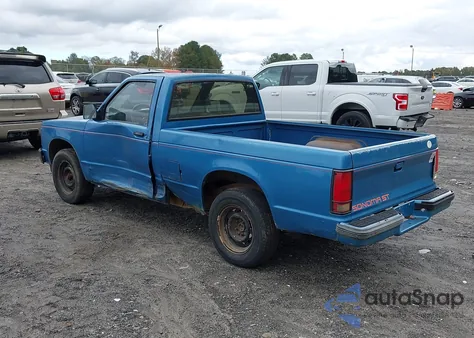 1991 GMC Sonoma из США, поврежденный, VIN 1GTCS14Z1M0521918
